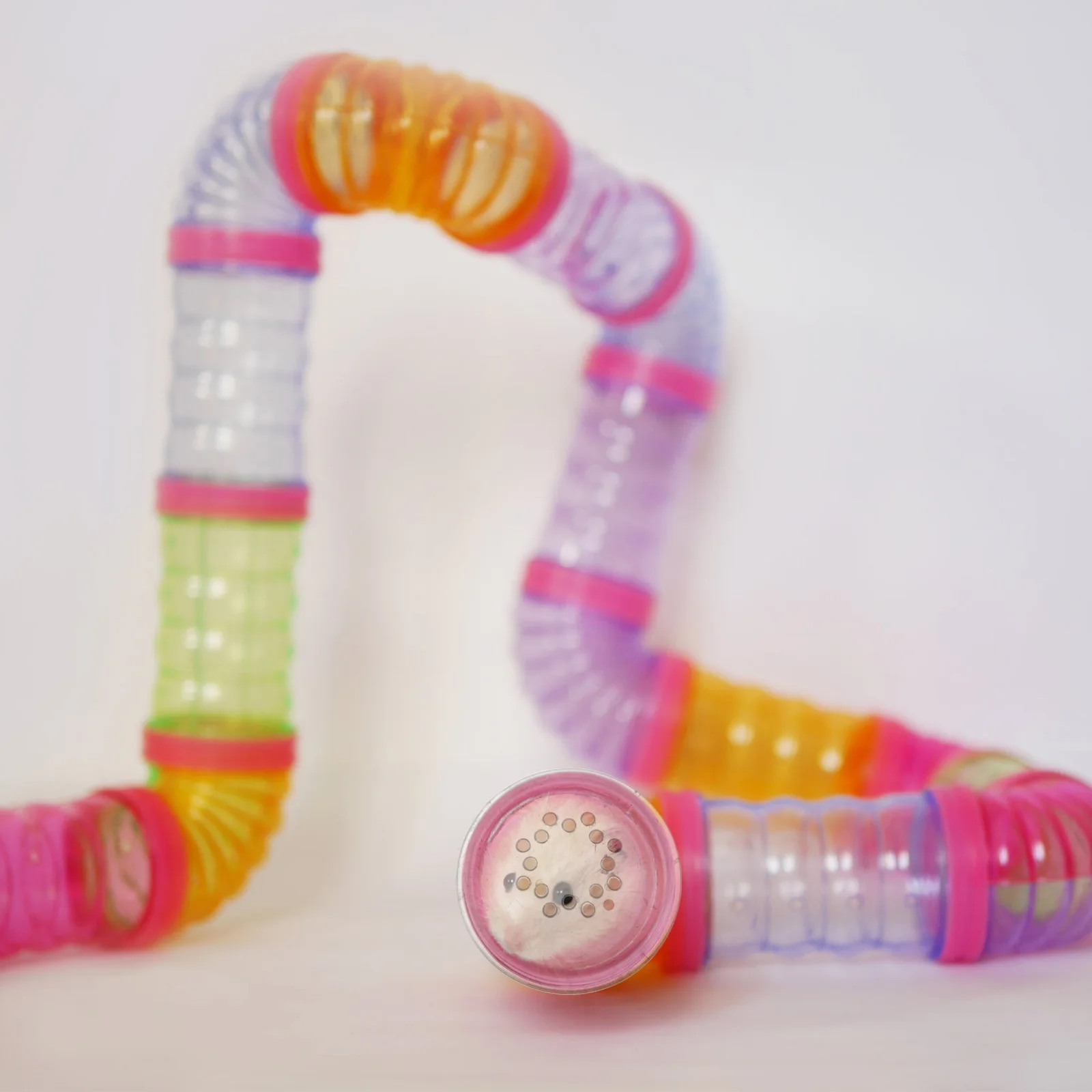 

4pcs Pet Tunnel Plugs Hamster Cage Pipe Sturdy Plastic Small Hole Prevent Hypoxia Guinea Pig Accessories Decor Bottom Cover