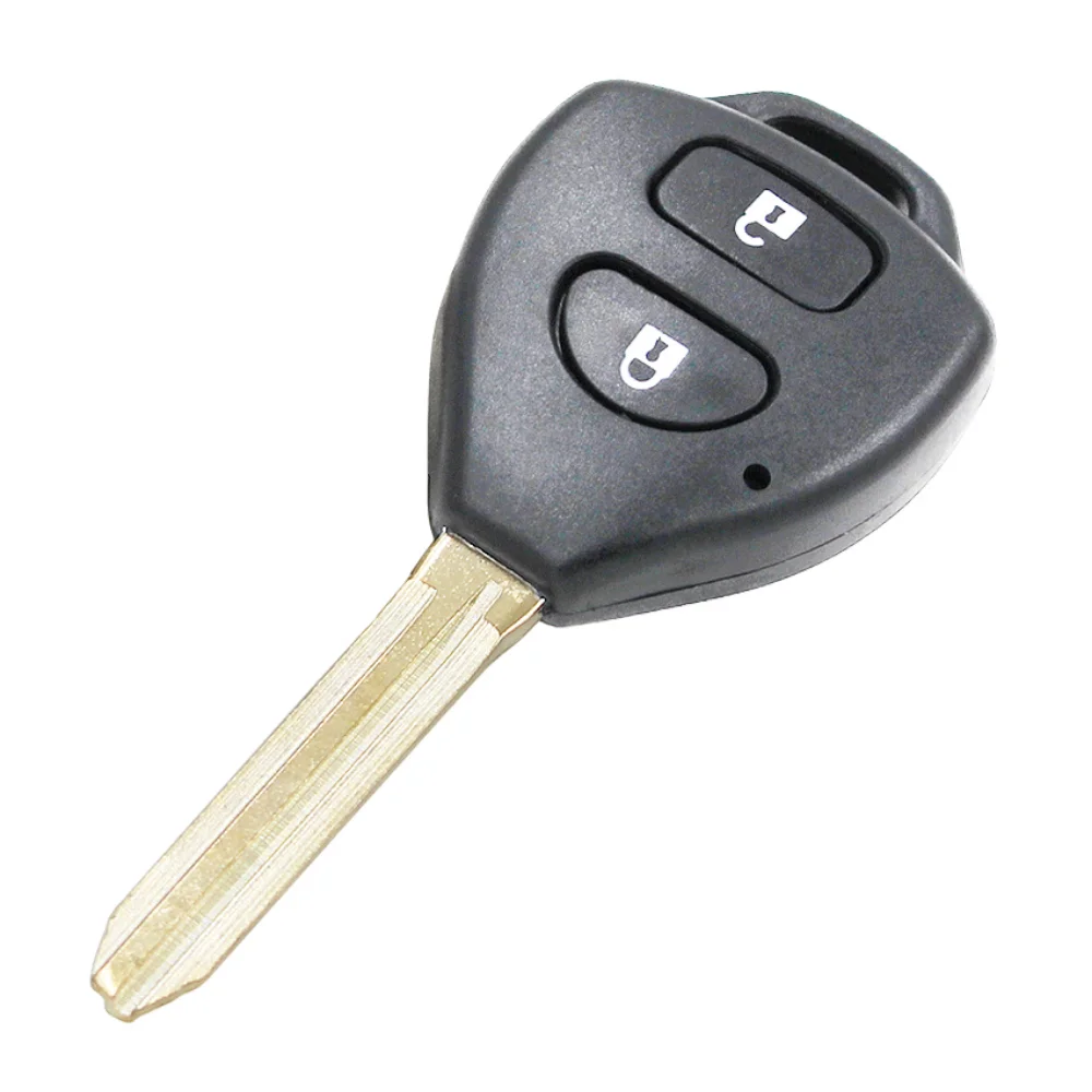 Ecusells 2/3 زر مفتاح السيارة عن بعد 433 ميجا هرتز 4D67 رقاقة TOY43 شفرة غير مقطوعة لتويوتا RAV4 كورولا كامري 2006 2007 2008 2009 2010