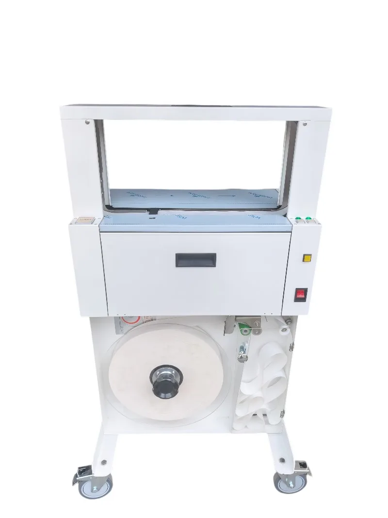 Multi-purpose Book Carton Box 50mm Paper Strapping Machine Automatic Opp Tape Currency Banknote Binder with CE
