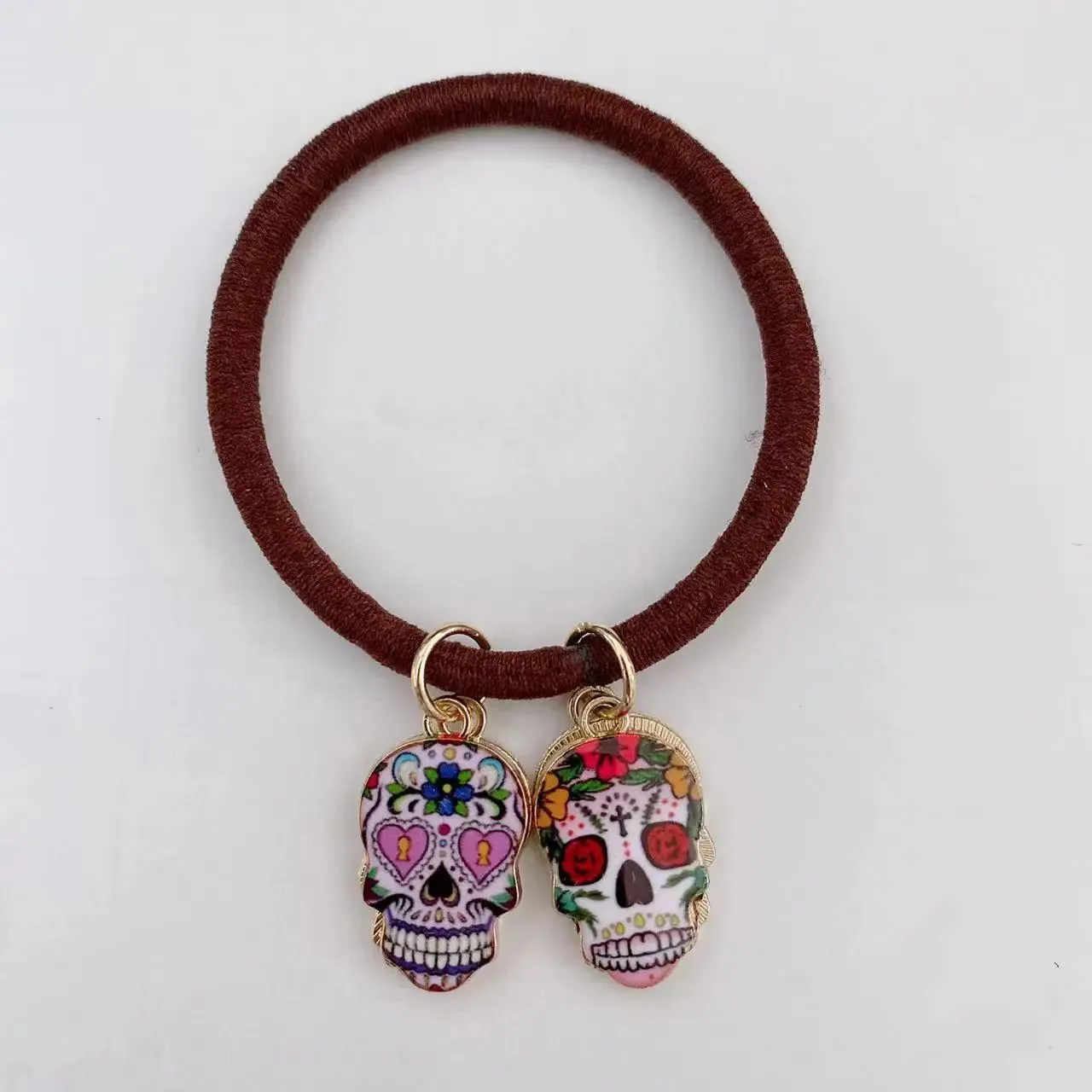 True beauty MUN KA YOUNG Hair rope skull shape Korea TV drama Eardrop For Women pendientes brincos image 2