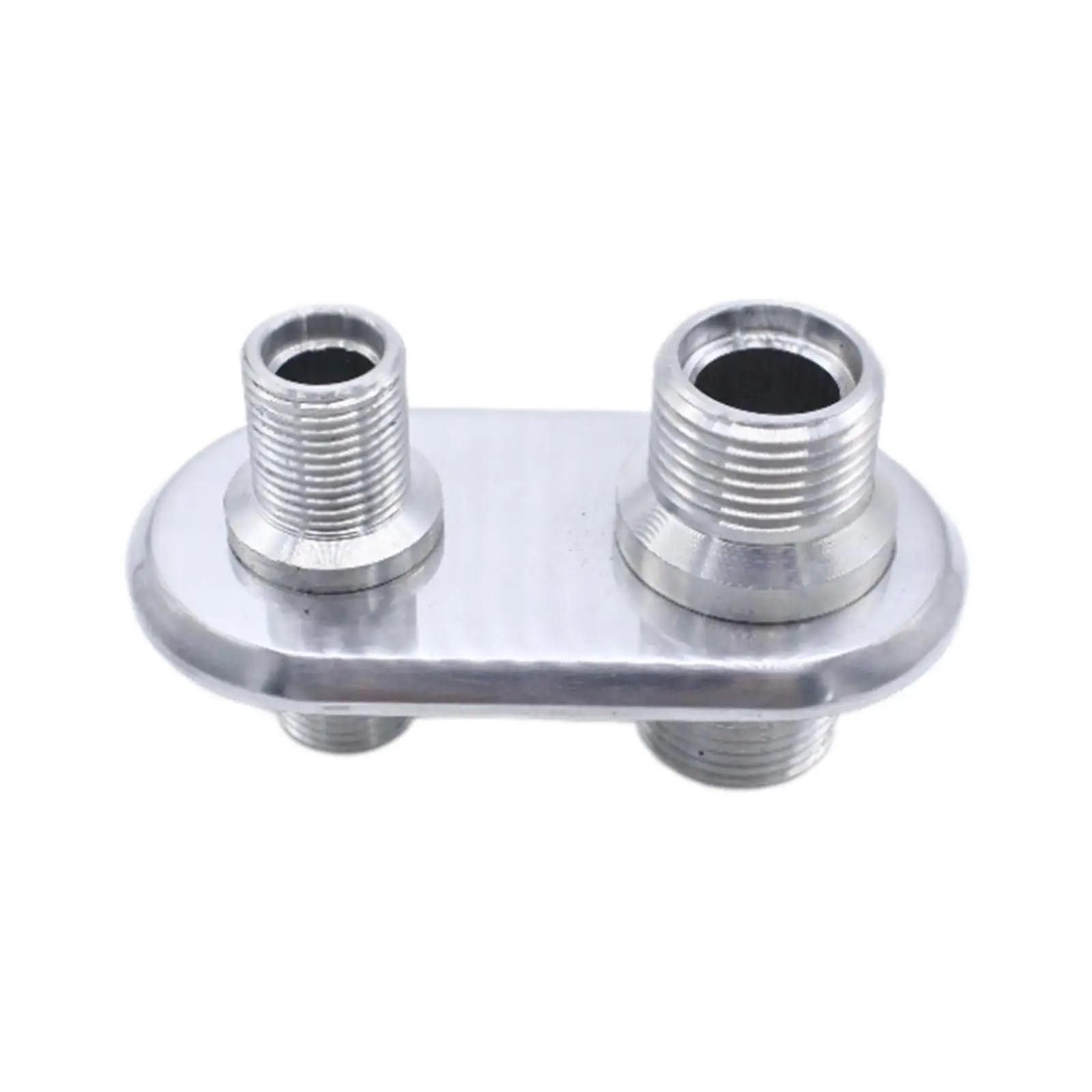 Car 2 Port Air Condition Heater Fitting Spare Parts Professional Universal Accessories Easily Install Billet Aluminum Polished