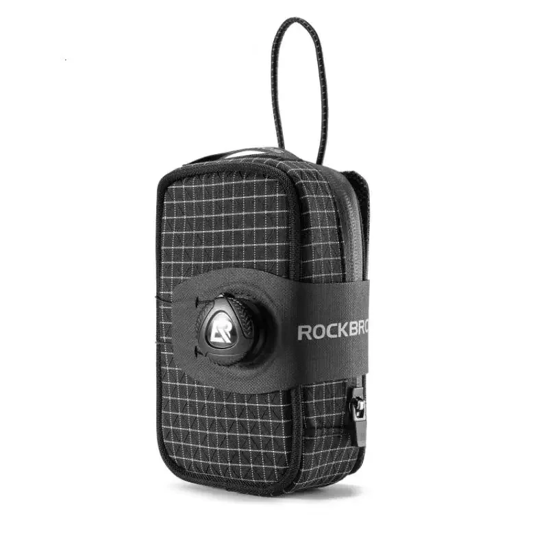 AliExpress ROCKBROS Portable Self-locking Bags Thickened Polyester Wear-resistant Saddle bags  Bicycle Multifunctional Storage Tail Bags