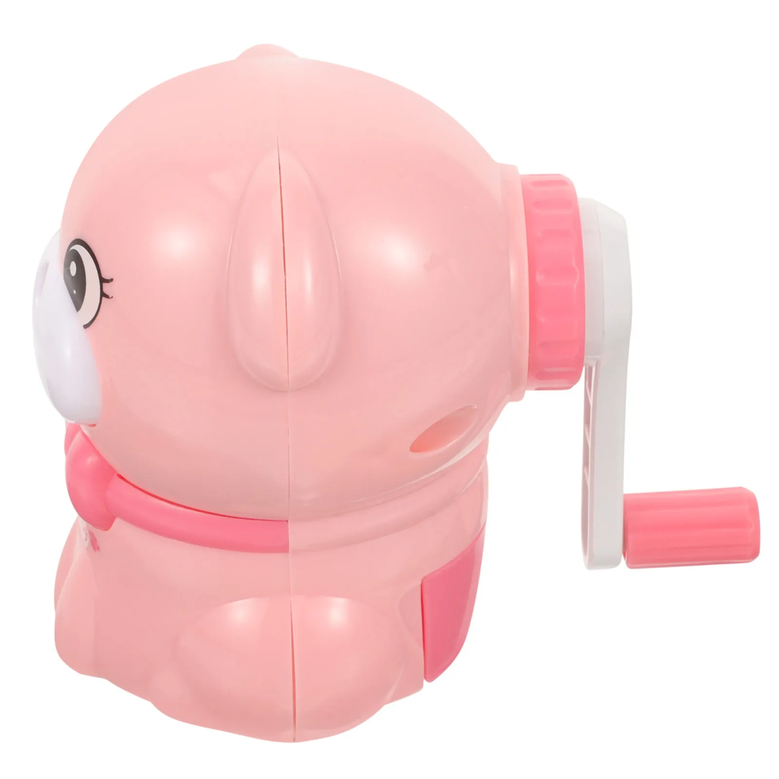 مبراة أقلام رصاص على شكل كلب كرتوني، قاعدة يدوية غير قابلة للانزلاق، مستلزمات مكتبية مدرسية للطلاب، مبراة أقلام رصاص مدمجة