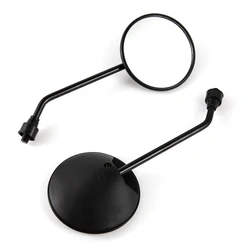 10mm Universal Motorcycle Rearview Mirror Handle Bar End Side Round Mirrors for Honda CG125 For Suzuki Yamaha Kawasaki