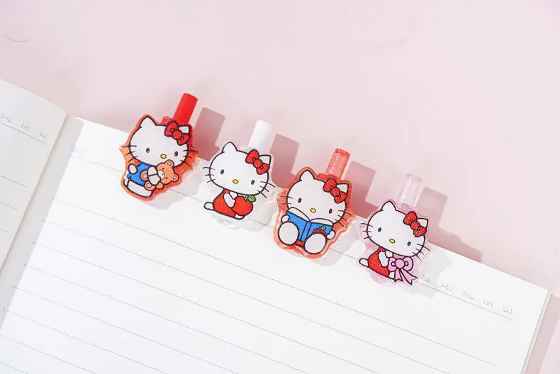 (2 Stück/Set) Sanrio Gelstift Hello Kitty Stifte mit schwarzer Tinte, Schul- und Bürobedarf, Schreibwaren, Geschenke – Detail 5