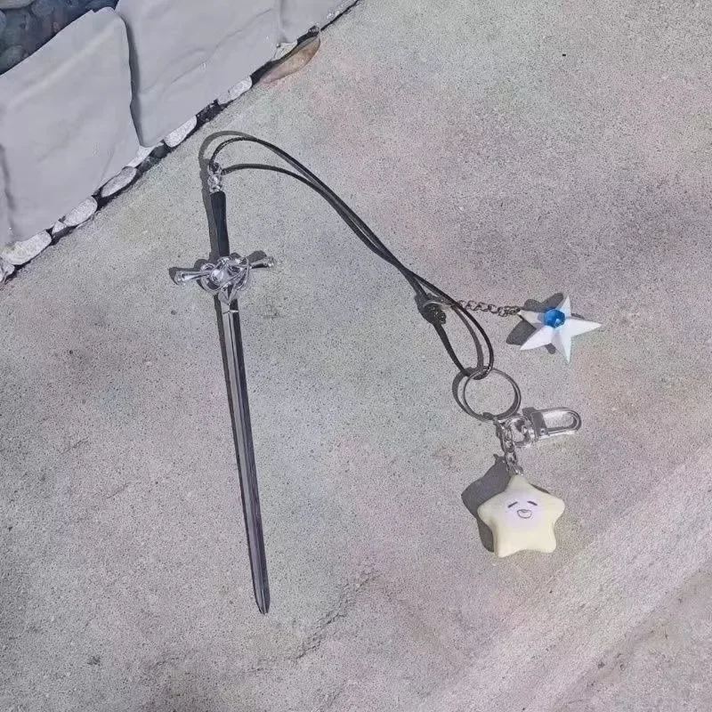 Xavier 키 체인 화살표 스파이크 게임 사랑과 Deepspace 학교 가방 펜던트 귀여운 만화 별 남여 액세서리 새해 선물