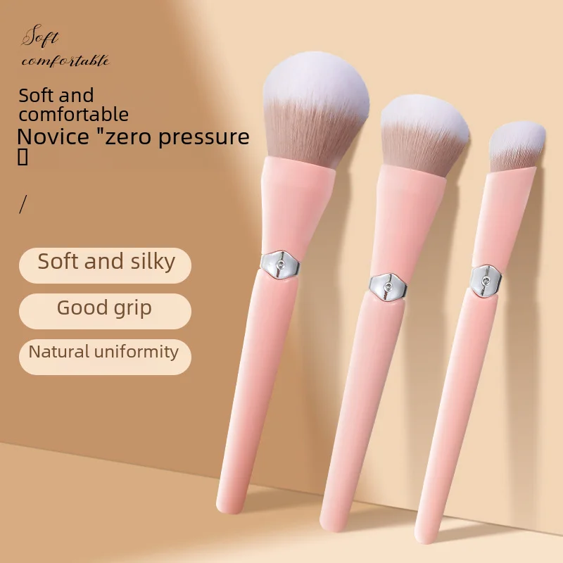 

3High-End Powder Brush Powder Foundation Brush Shading Brush Combination Mini Set Professional Beauty Tools to Create Exquisite