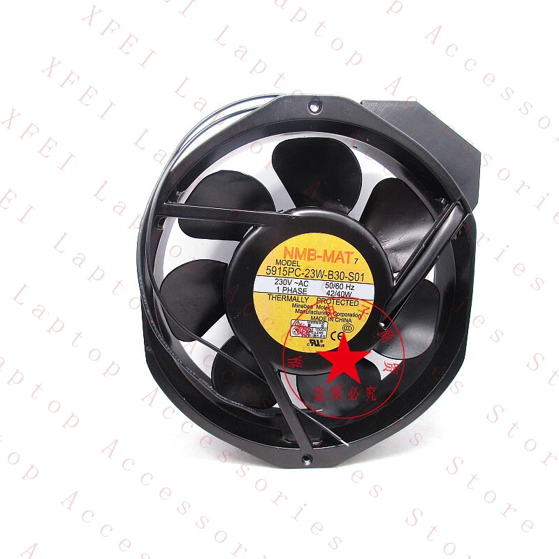 D  FOR NMB 5915PC-23W-B30-S01 230VAC 42/40W all metal high temperature resistant fan
