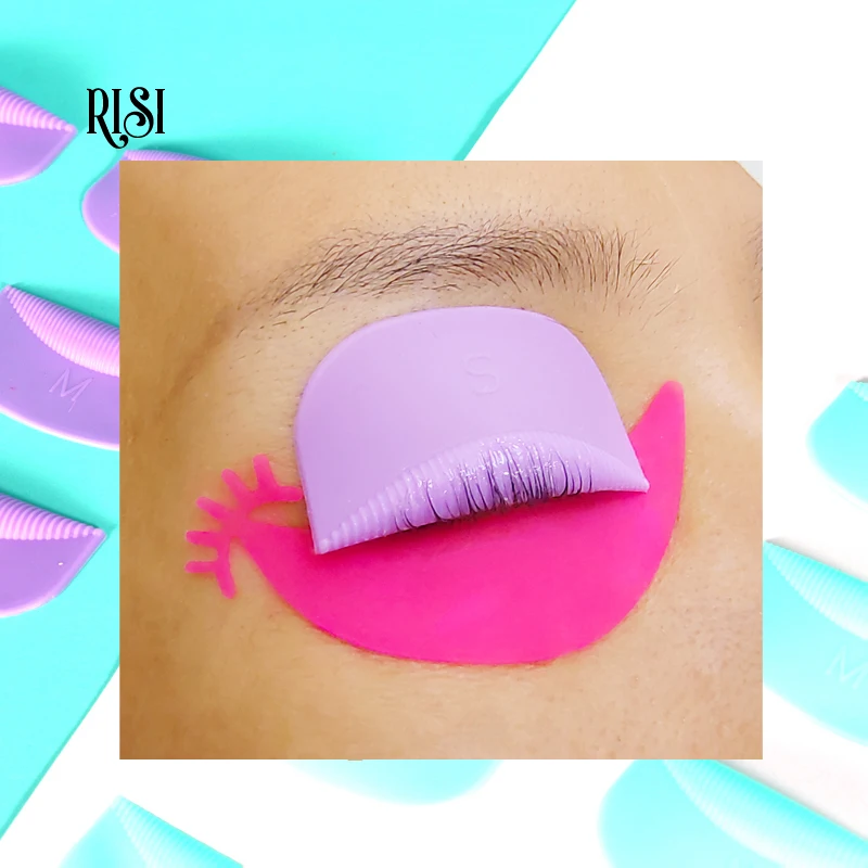 RISI New Design Shield Lash Lifting L Curl Lash Lift Tools Lash Lift Pads Super Soft Eyelash Curler Pads Lash Lift Shields