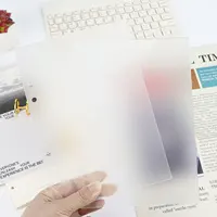 A5 A6 Frosting  Thick line Acrylic Loose Leaf Binder Cover DIY Account Book Journal Planner Office Stationery Supplies 4