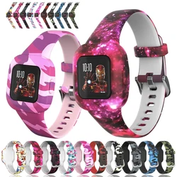 Printed Watchband For Garmin Fit JR3,Silicone Straps Children Bracelet Wristband For Garmin Vivofit JR3 Replacement Accessories