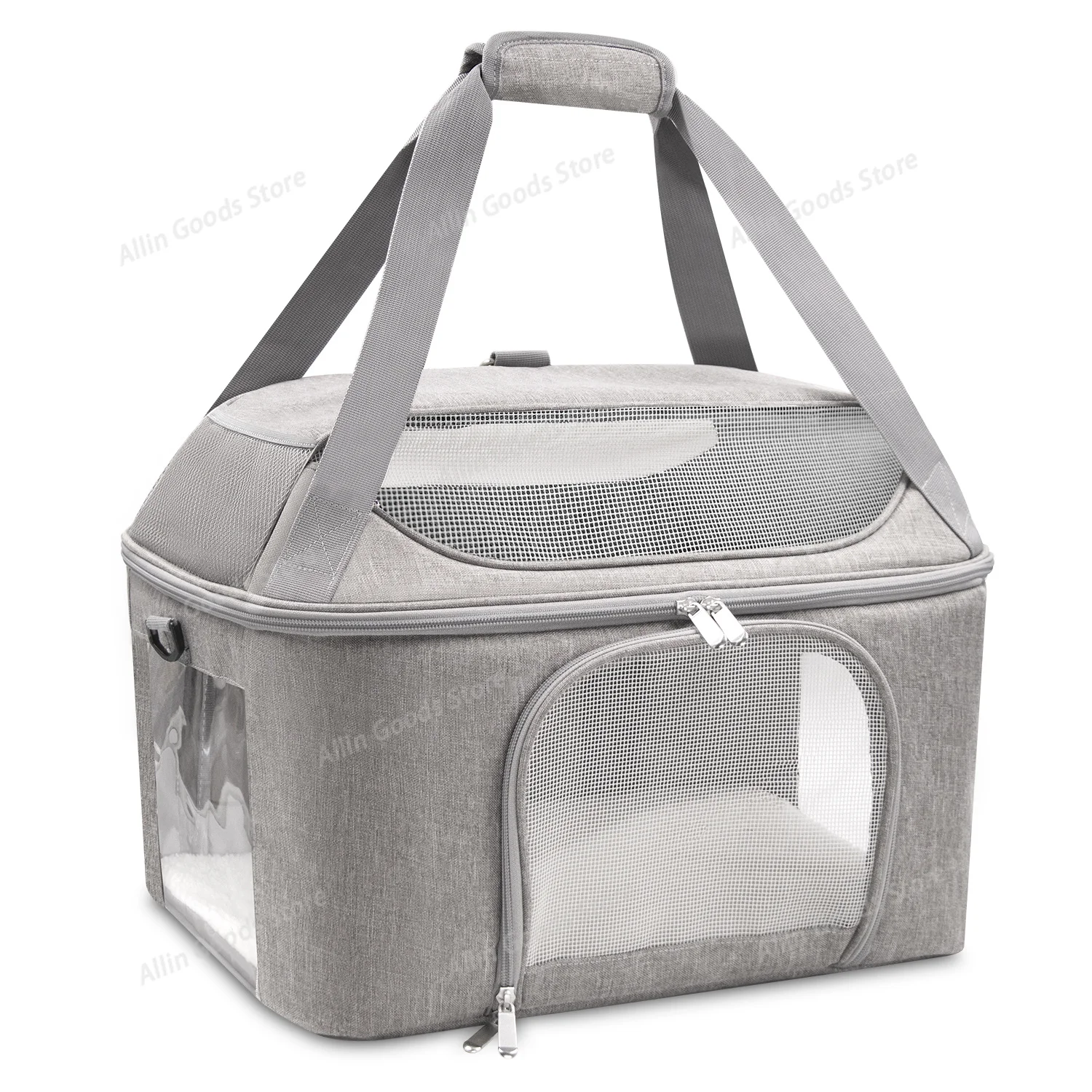 Large Capacity Foldable Pet Carrier Backpack Detachable Breathable cat backpack Portable Outdoor Travel Pet Bag