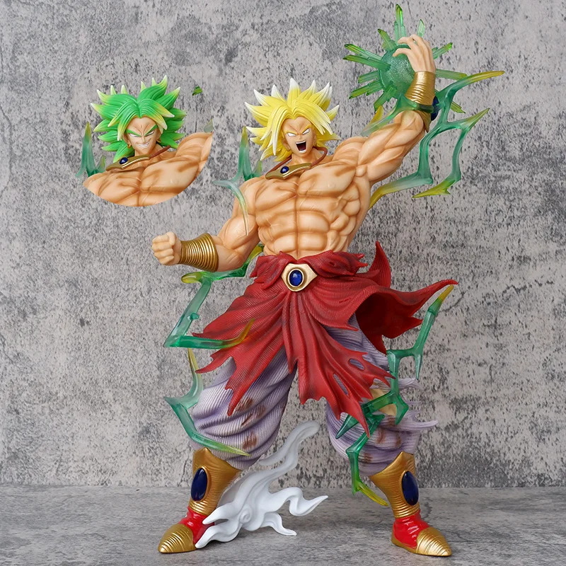 42CM Dragon Ball Z DBZ Figure Super Broly Japanese Ainme PVC Action Figure Toy Adult Statue Game Collection Model Doll Gift