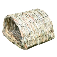 Bunny Grass Woven House for Small Animals Hamster Tunnel Chew for Rabbit Drop Shipping