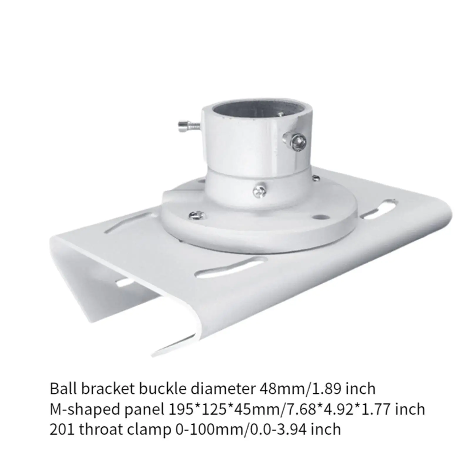 Imagem -06 - Security Câmera Suporte Indoor Outdoor Support Access Fácil de Instalar Base de Vigilância Pole Mount