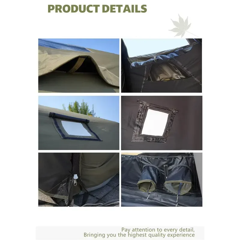 Inflatable Tents Are Expanded in Batches, Outdoor Rainproof and Sunshade Cloths, Camping Inflatable Tents