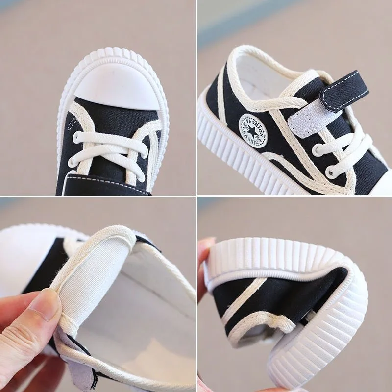 Tenis Infantil Children Canvas Shoes Girls Spring Autumn Fashion Soft Sole Kids Casual Shoes Boys Non-slip Breathable Sneakers