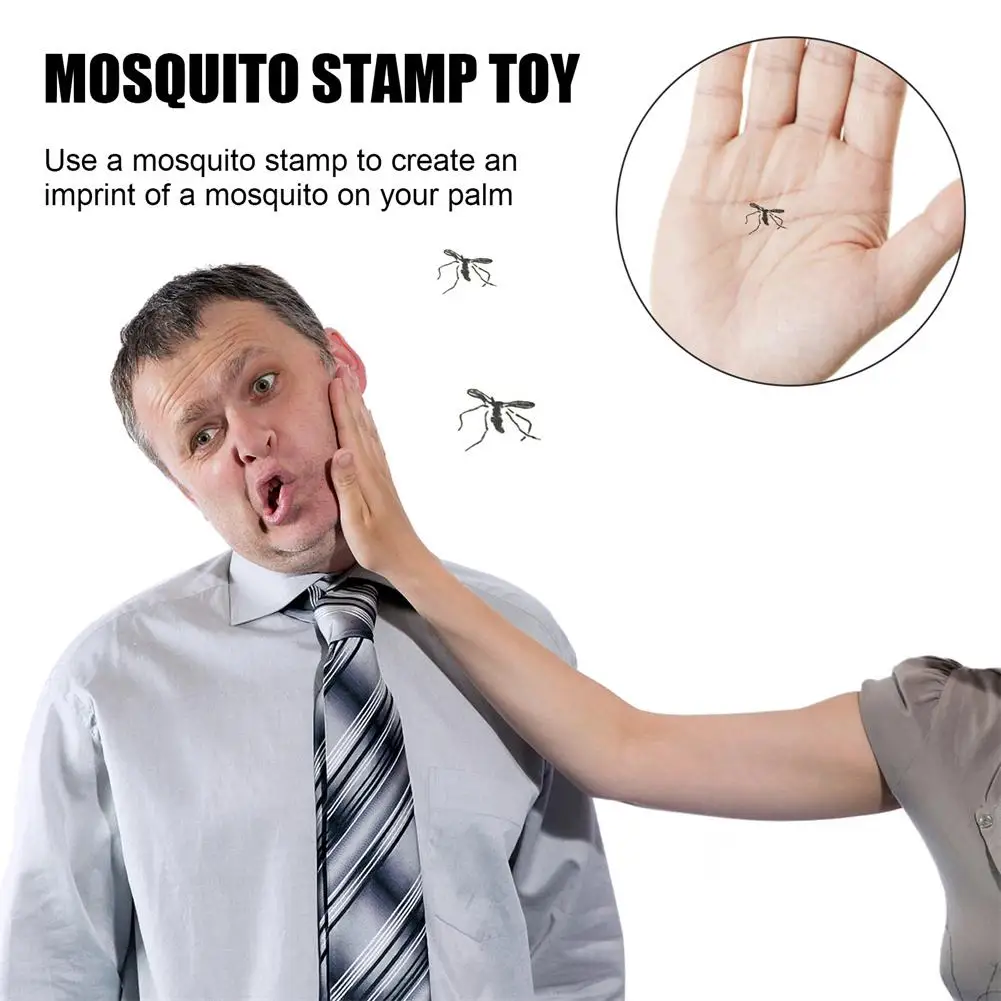 

Mosquito Stamp for Kids Self Ink Stamps Face Seal Scrapbooking DIY Painting Trick a Friend Mosquito Assorted Stamps Childre R4A5