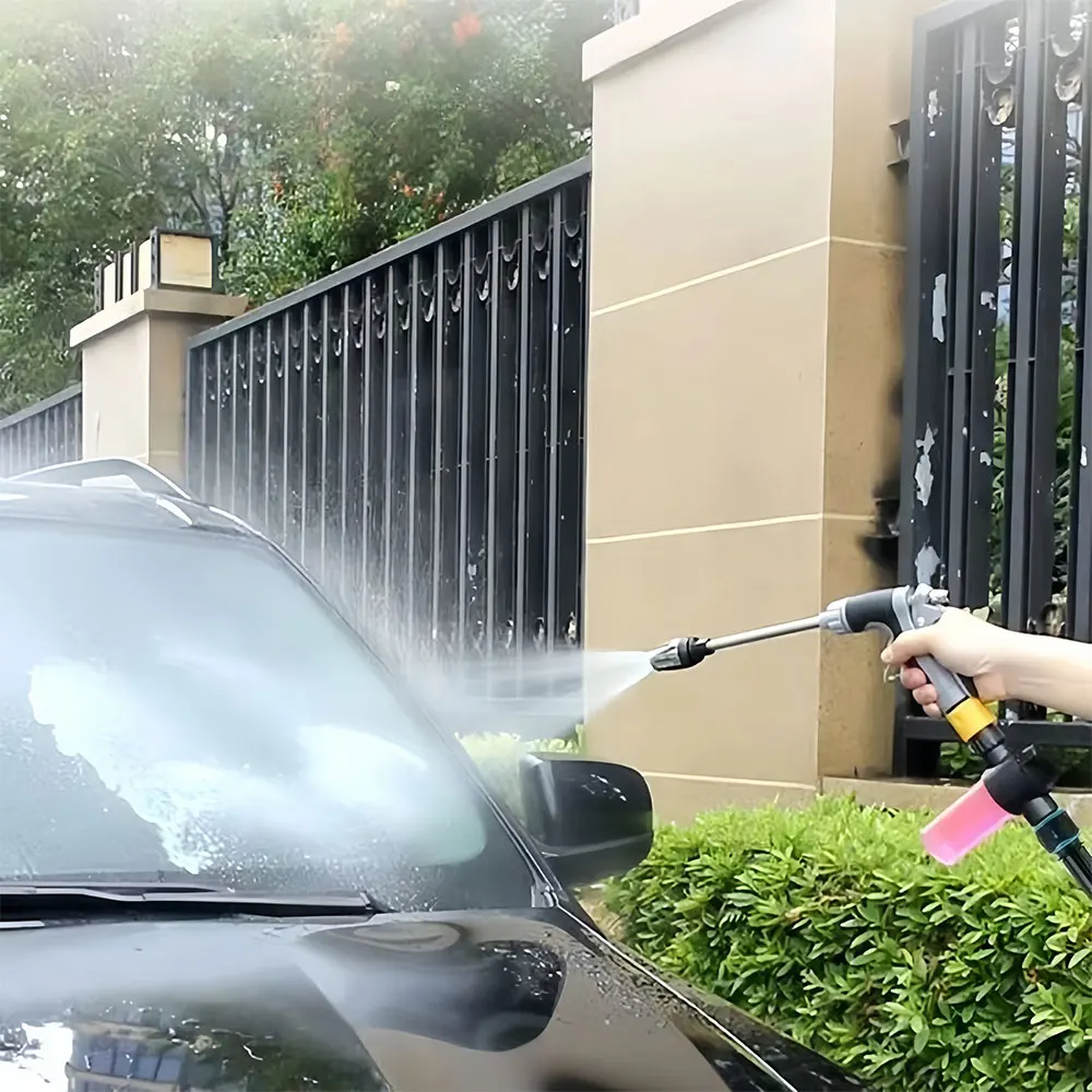 1 Pack High Pressure Spray Water Gun Garden Watering Hose Nozzle Sprinkler Car Washing Gun Car Cleaning Washing Tools image 5
