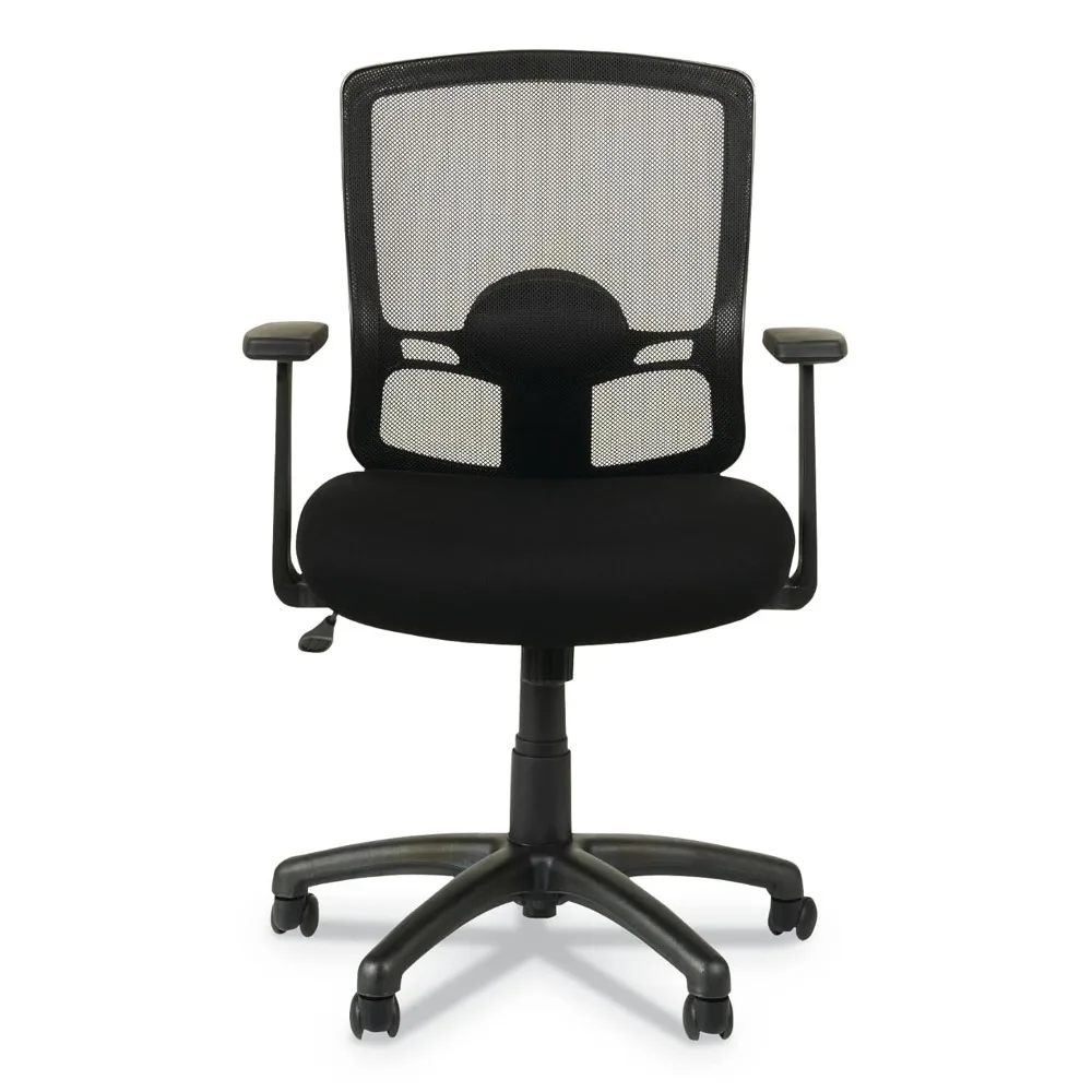 Office Desk Chair, Mid-Back, Black, Customized