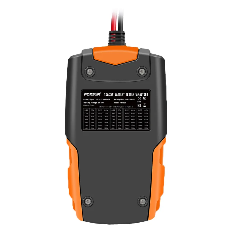 Professionele 12V 24V Auto Batterij Tester Gereedschap LCD Batterij Analyzer Test Digitale Analyzer Tester voor Auto Vrachtwagen motorfiets