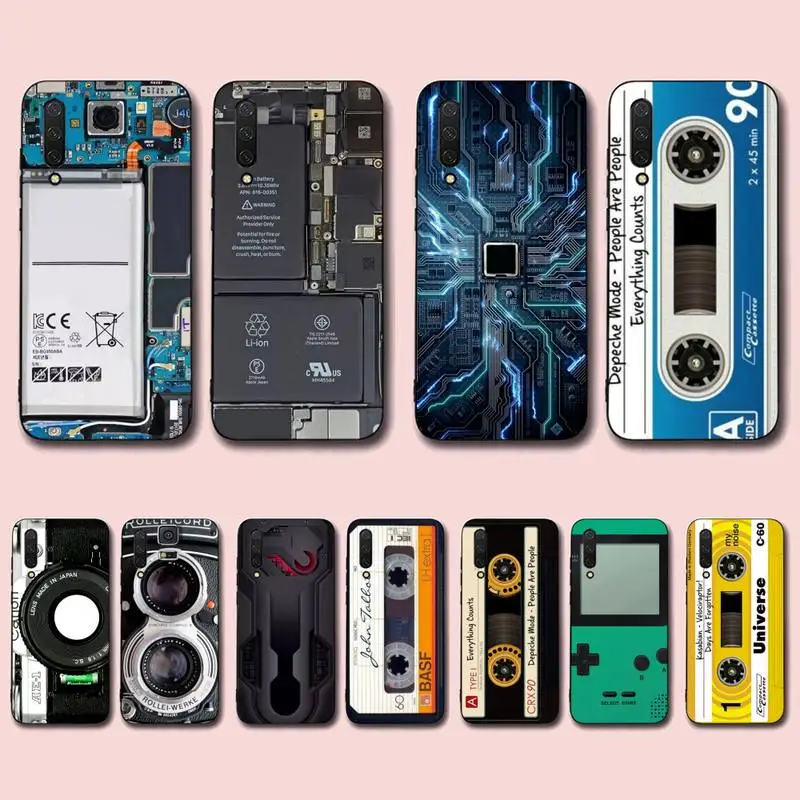 Retro Vintage Camera Cassette Phone Case for Xiaomi mi 5 6 8 9 10 lite pro SE Mix 2s 3 F1 Max2 3