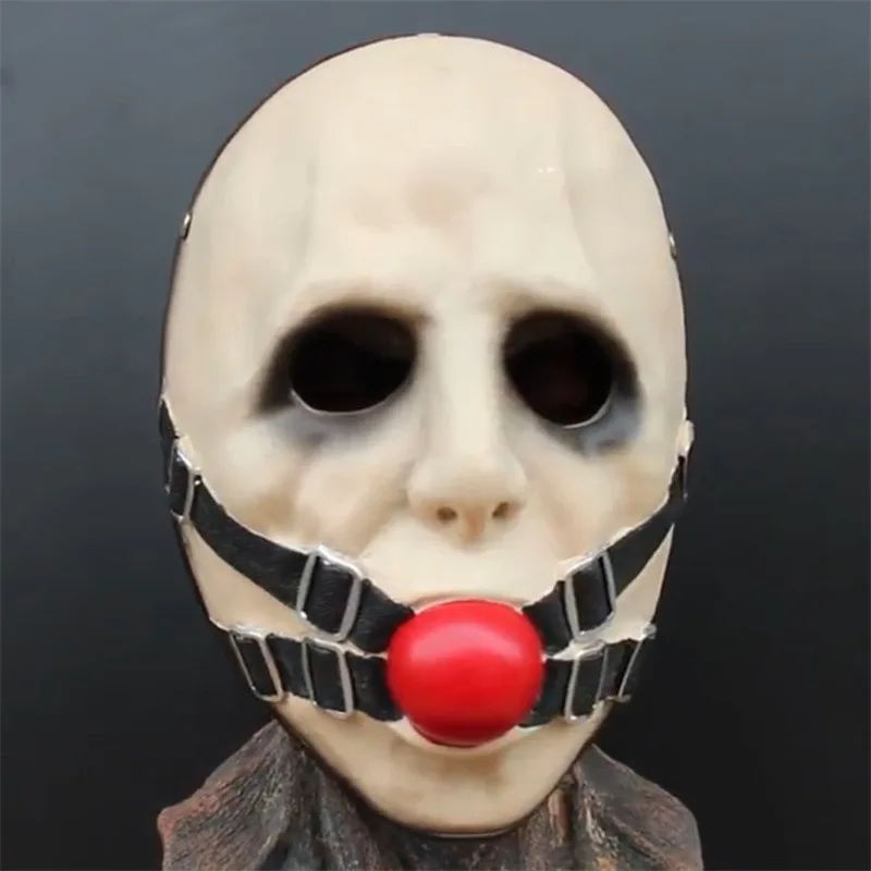 Halloween Carnival Party Mask Props, 2 Resin Face and Mouth Stuff Ball Game Party Mask, Receipt Day 2