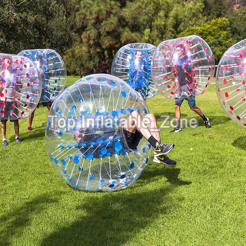 4 sztuk/partia 1.5m pcv Zorb piłka nadmuchiwany zderzak piłka bańka piłka nożna Zorbing na świeżym powietrzu sport darmowa wysyłka przez Fedex/DHL/TNT/UPS