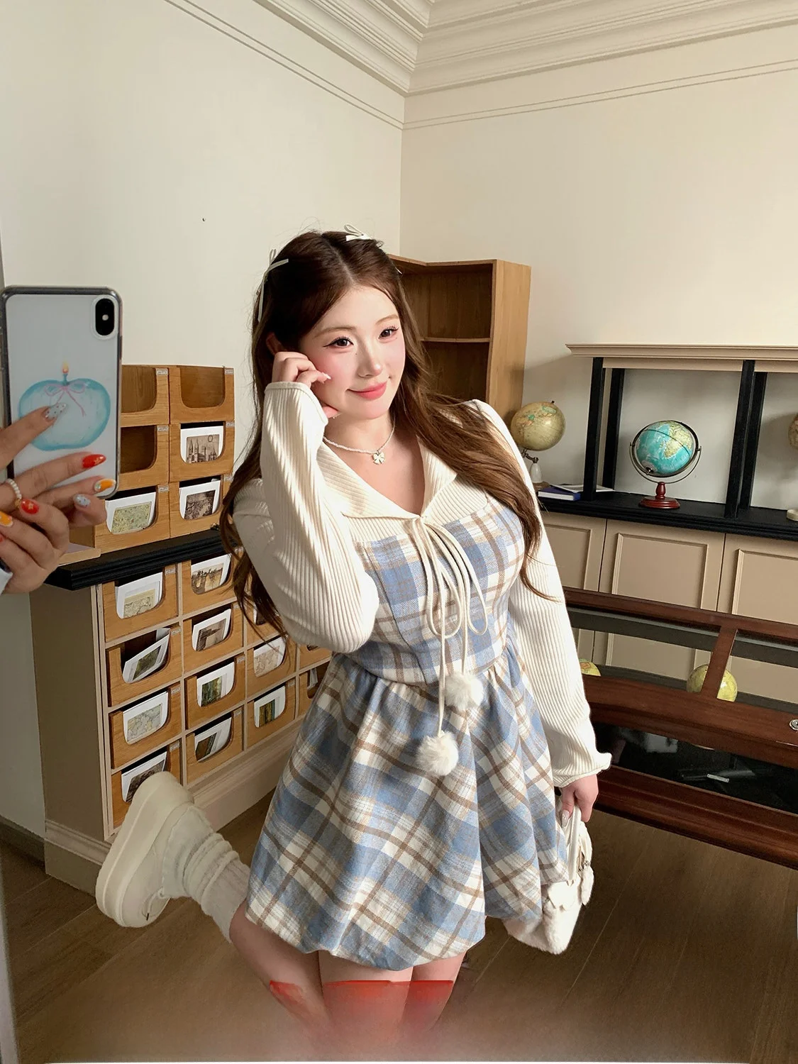 

Мягкая юбка с цветочным принтом SOUL, больших размеров, женская, с высокой талией, присборенная, утягивающая, для элегантных дам