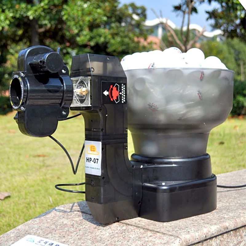 HP-07 آلة تدريب الكرة الأوتوماتيكية للبيع المباشر من المصنع عالي الجودة لألعاب تنس الطاولة تقبل حسب الطلب