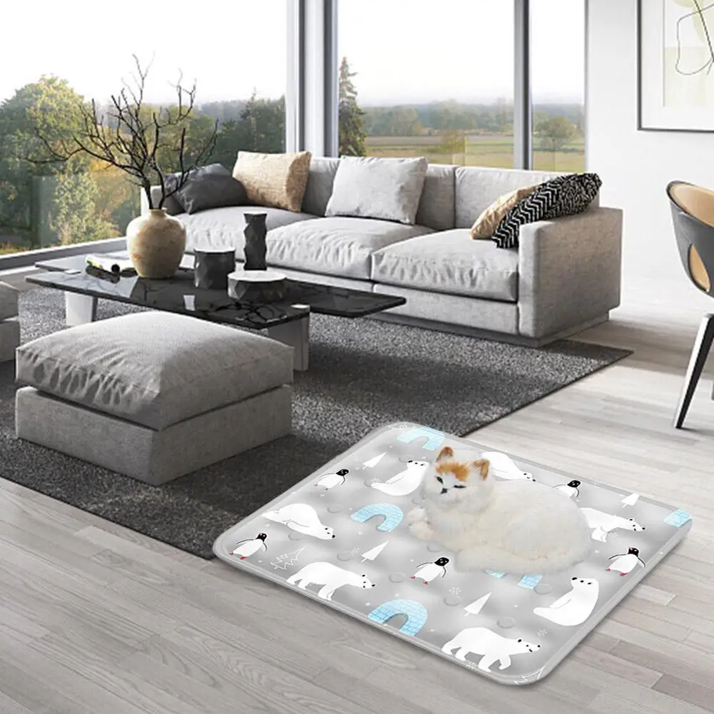 Dog Mat Cooling Summer Pad Mat For Dogs Cat Blanket Sofa Breathable Pet Dog Bed Summer Washable For Small Medium Large Dogs Car