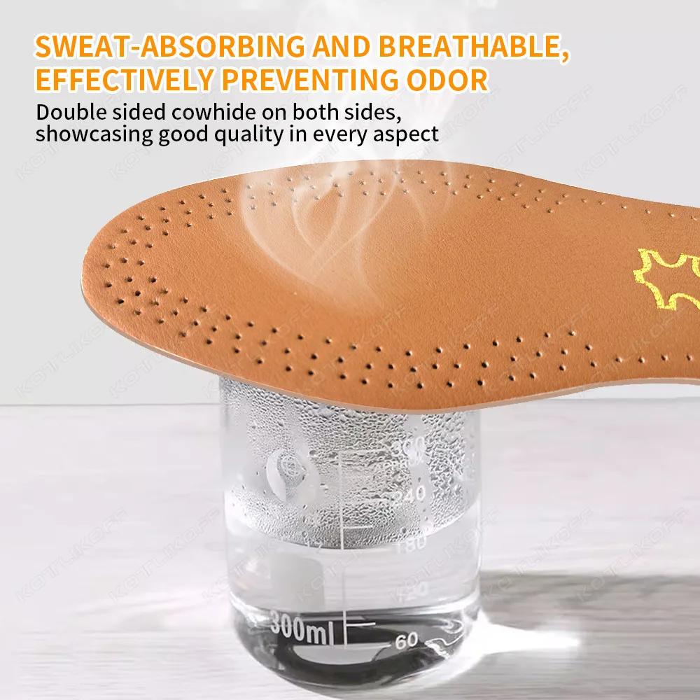 Ultra Thin Leather Latex Insoles Deodorizing Breathable Sports Insoles For Leisure Business Shoes Sole Shock Absorbing Inserts image 4