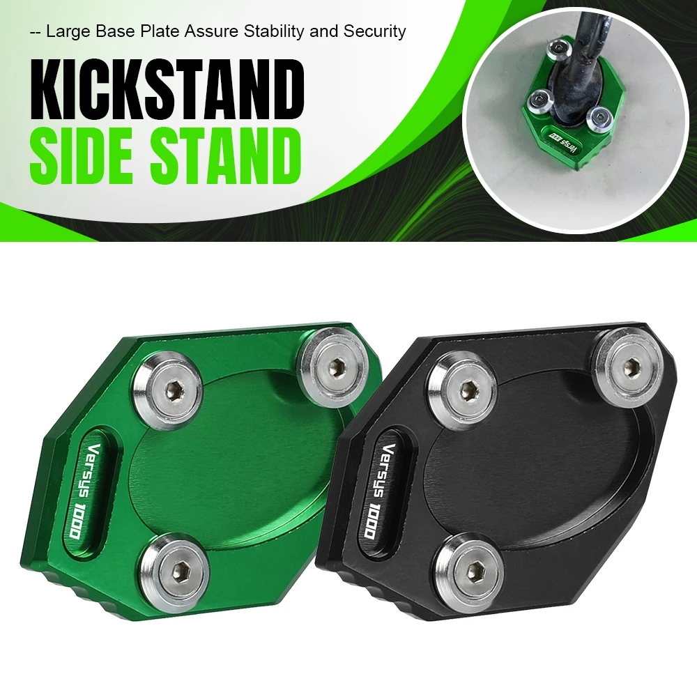 

FOR Kawasaki Ninja 1000SX Versys 650 1000 2007 2008 2009-2013 Motorcycle CNC Kickstand Foot Support Extension Side Stand Enlarge