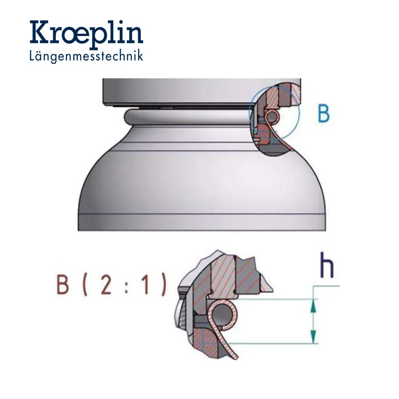 KROEPLIN Spray Can Flat Diameter Measurement Mechanical Caliper A2130