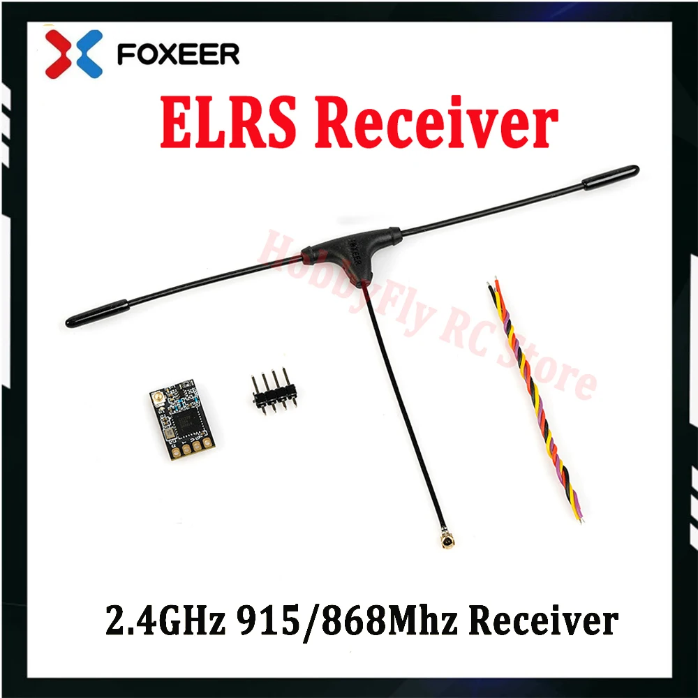 FOXEER ELRS Receiver FPV Micro Long Distance 2.4GHz 915/868Mhz Receiver Nano RX For FPV Long Range Drones Mobula7 Mobula6