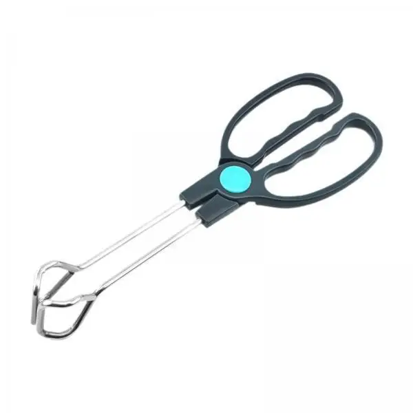 Steel Kitchen Tongs Stainless Steel Back Tongs Non Slip Comfortable Handle Cooking Tongs for Grill and Oven