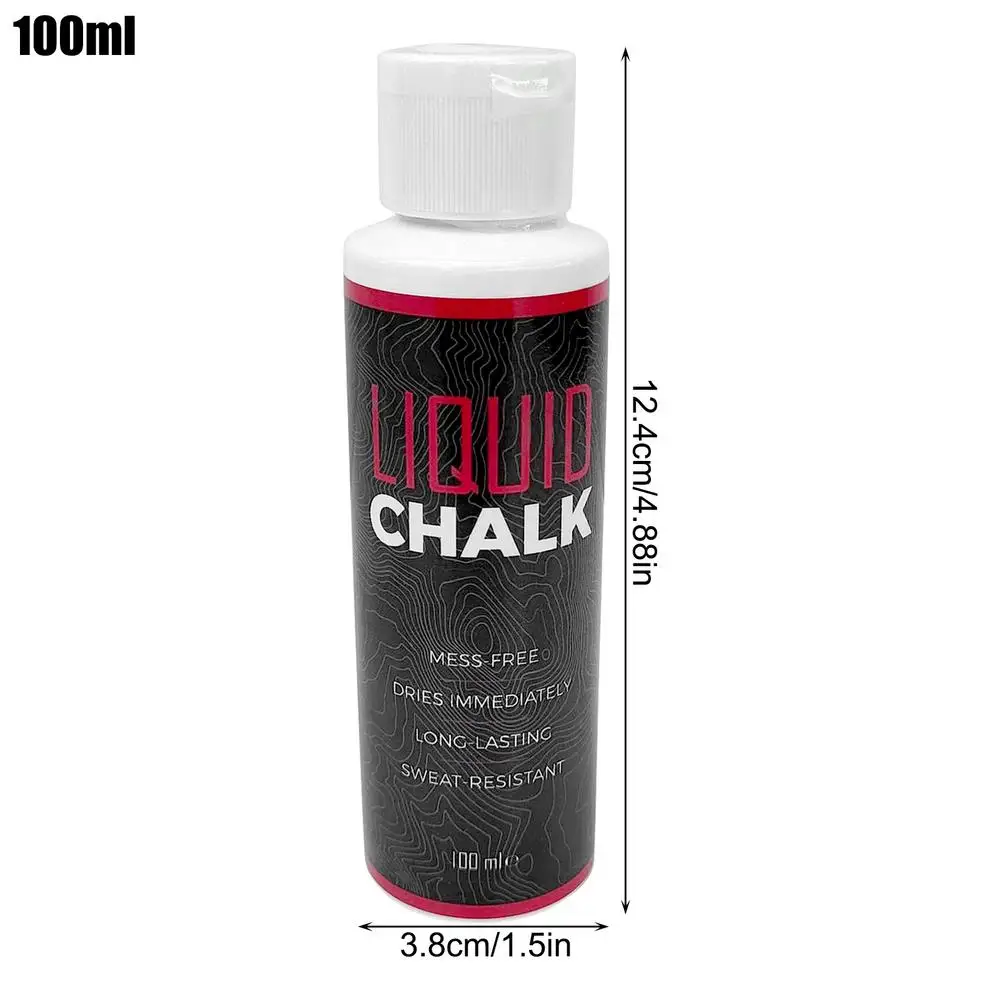 50 ml/100 ml Flüssigkreide Schweißbeständiges Workout Magnesiumpulver Anti-Rutsch-Cremegriff Gewichtheben Klettern Fitnessstudio Sportkreide