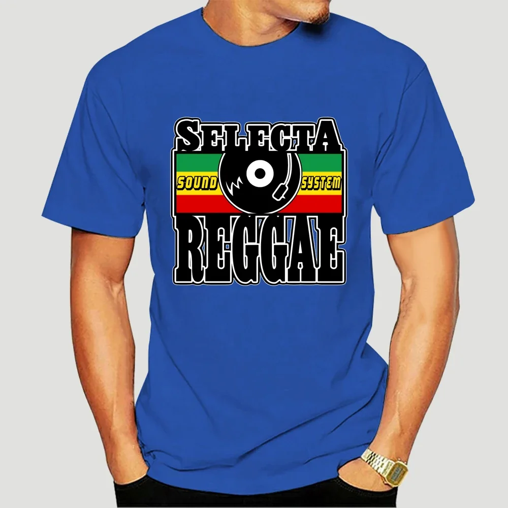 Selecta Sound System Reggae T-Shirt Personality Gents Formal Mens Tshirt Summer Style Big Sizes New Fashion Top Quality 3394X