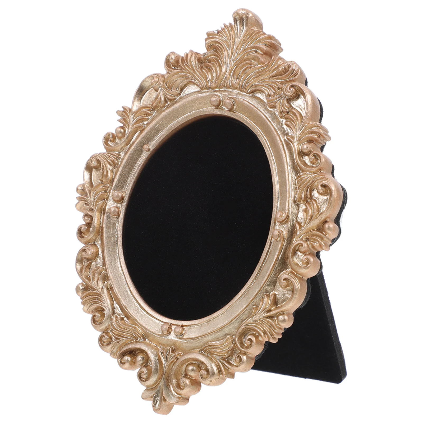 

1pcs Jewelry Display Stand Vintage Resin Frame Small Table Top Earring Holder Home Decor Photography Prop Wall Hanging Accessory