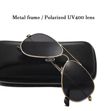 Vintage Metal Frame Aviator Sunglasses #3