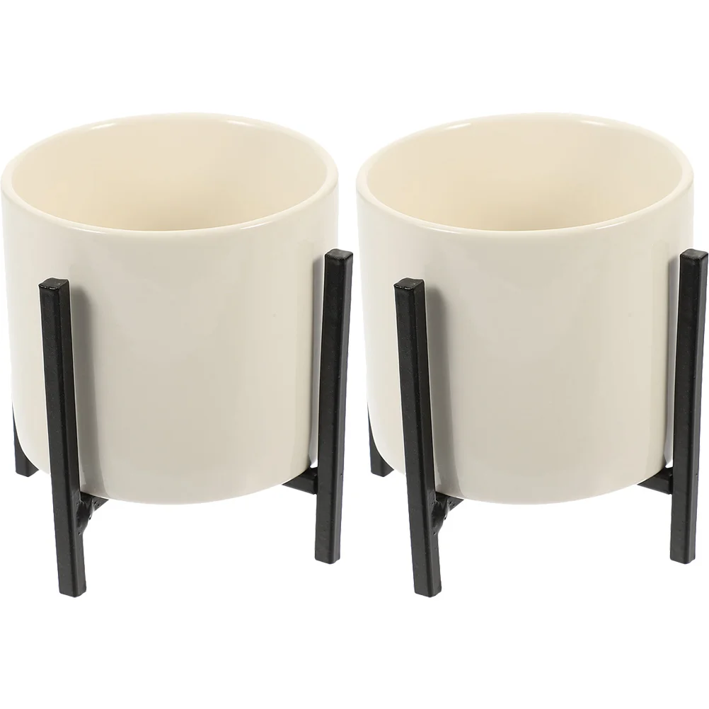 2Pcs Ceramic Cutlery Holder Utensil Pot Large Kitchen Chopstick Spoon Fork Organizer Rack Storage Box Ceramic Utensil Holder