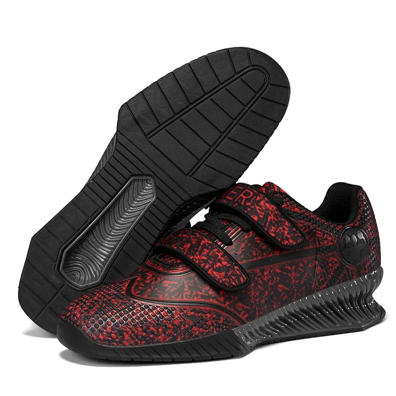 

New Unisex Top Quality Weight Lifting Training Shoe Gym Squat Boots Hard Pull Shoes Men's Weightlift Boots