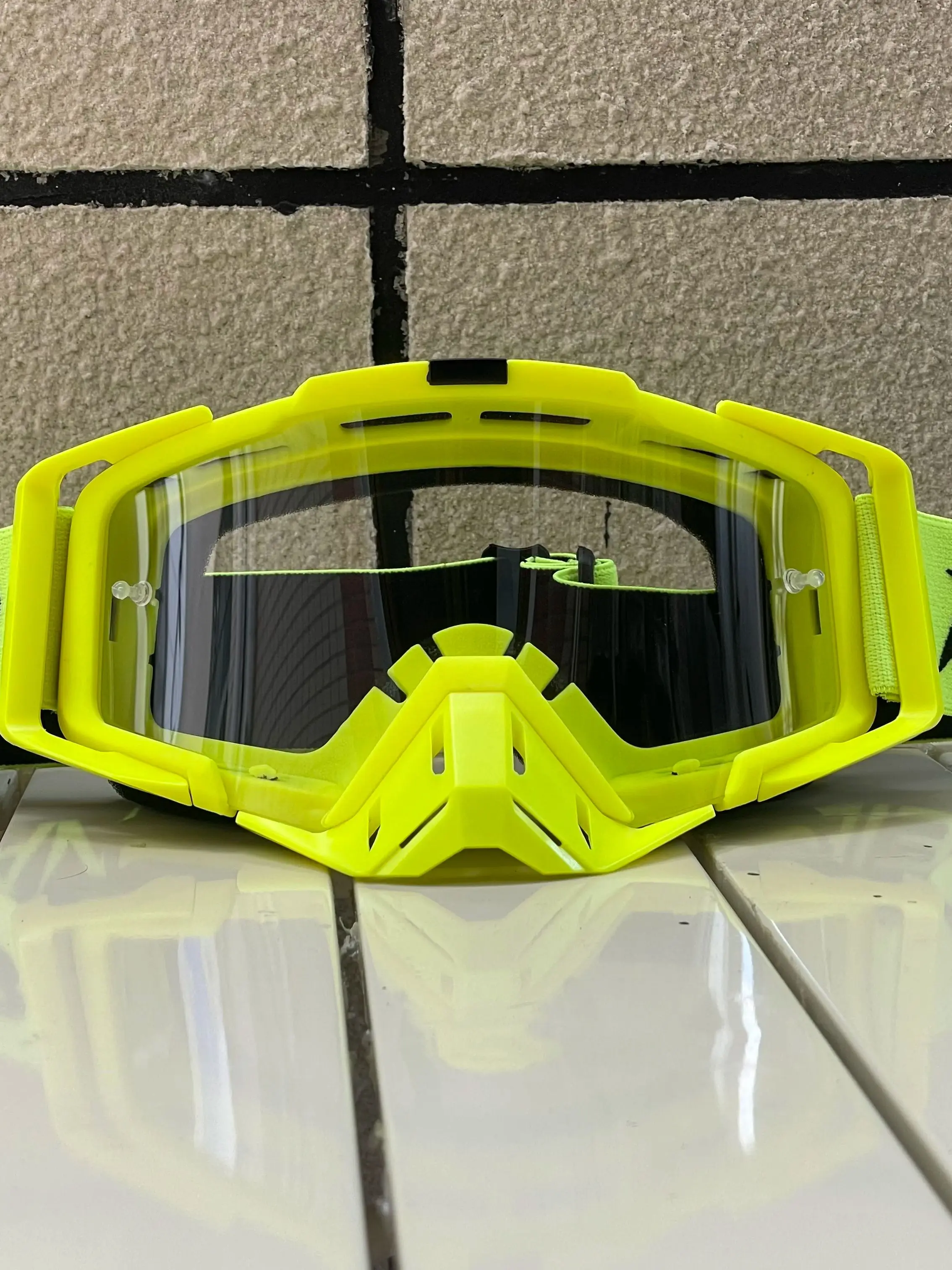 AliExpress NONE Moto Riding Goggles - Anti-Fog/Scratch, Men’s Dirt Bike/Cycling/Mountain Motorcycle Glasses