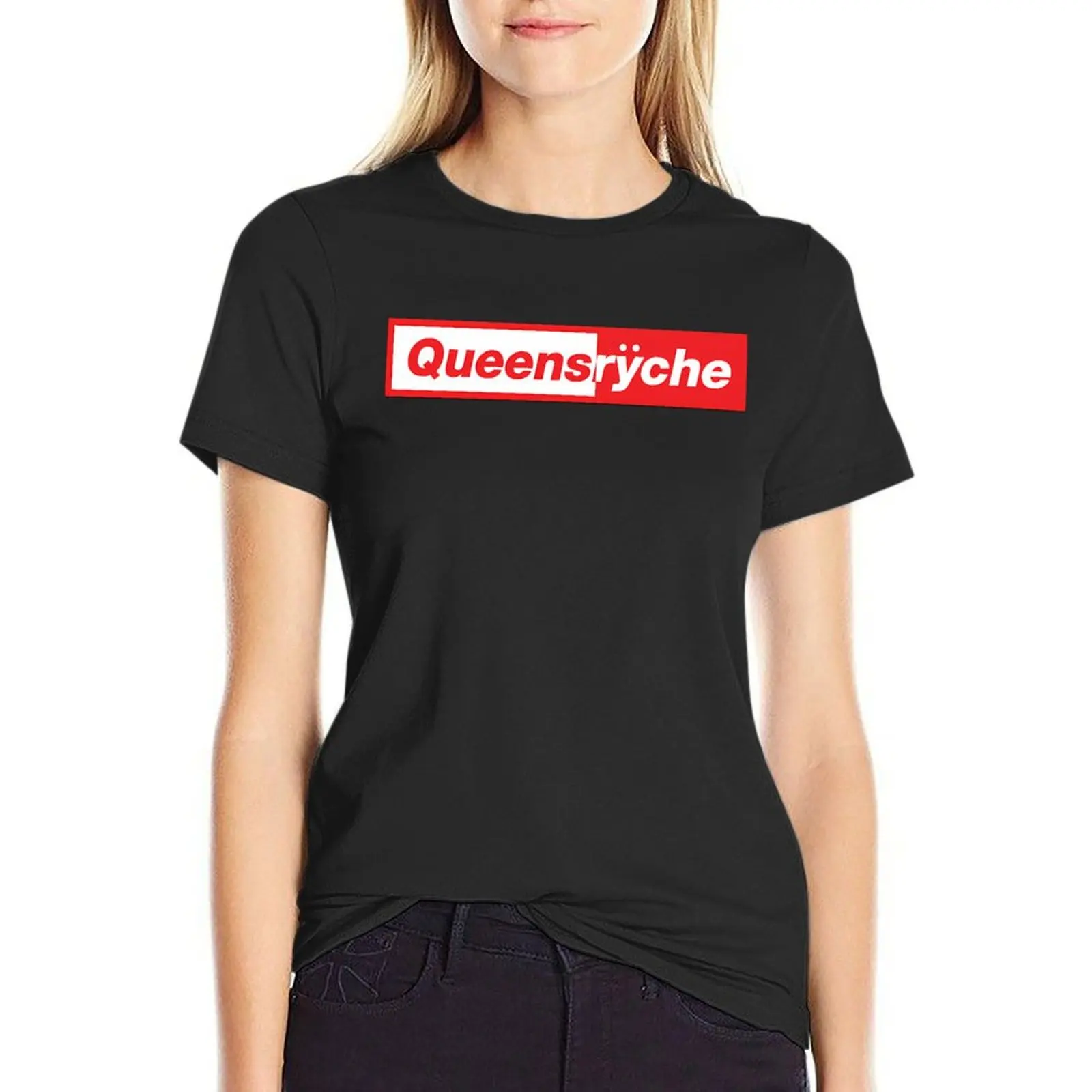 

Queensryche T-Shirt animal prinfor blanks customs oversized t shirts for Women