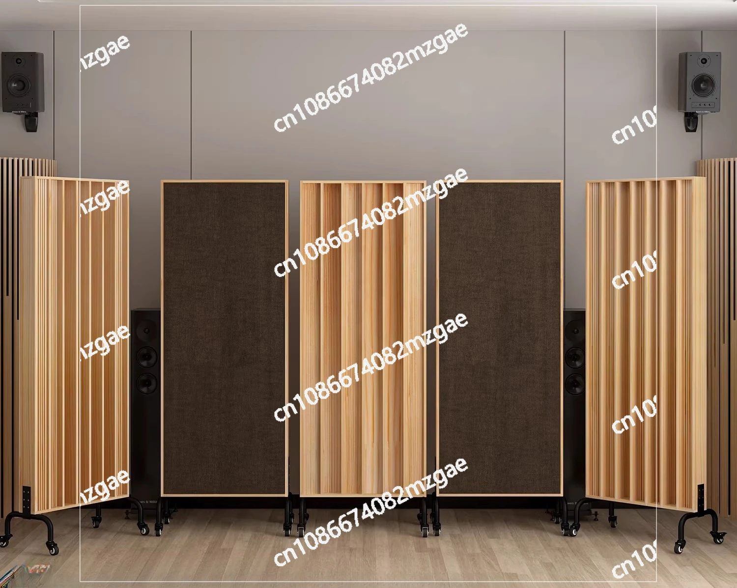 

Acoustic Mobile Stand Module Acoustic Plate Diffusion Plate with Brake Silent Wheel Spinner Wheel Corner Recording Studio HiFi