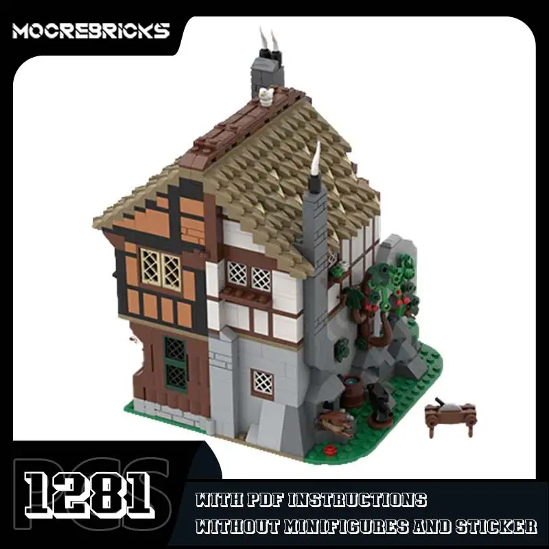 

MOC-200960 Medieval Countryside Architecture Model Creative Building Blocks Particle DIY Toy Bricks Set Children Gift Collection