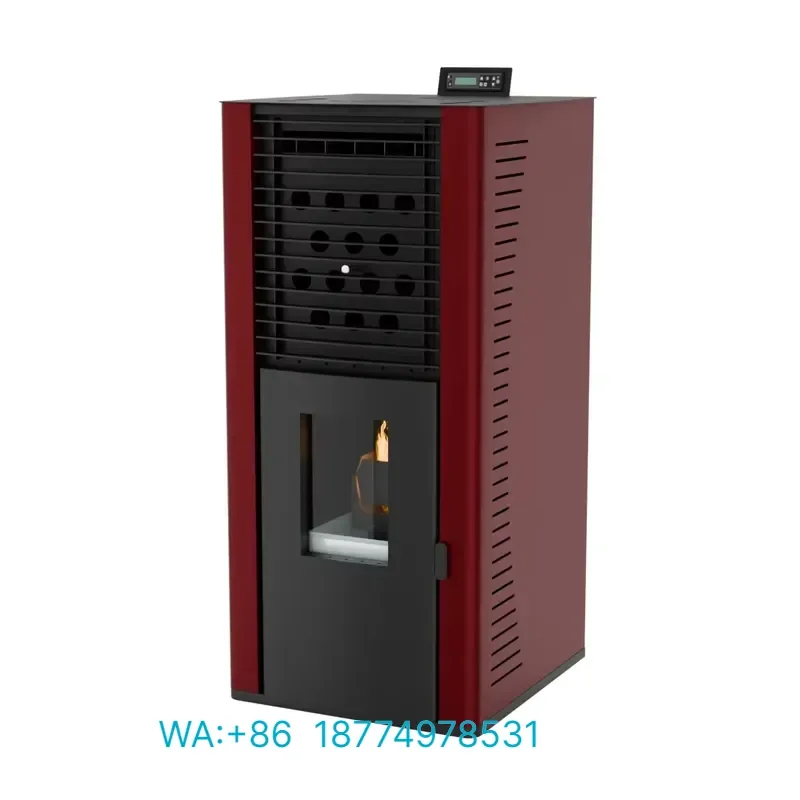 for PD-200 15kW WiFi Controlled Indoor Stainless Steel Pellet Stove Heater Modern Freestanding Fireplace for Kitchen Outdoor