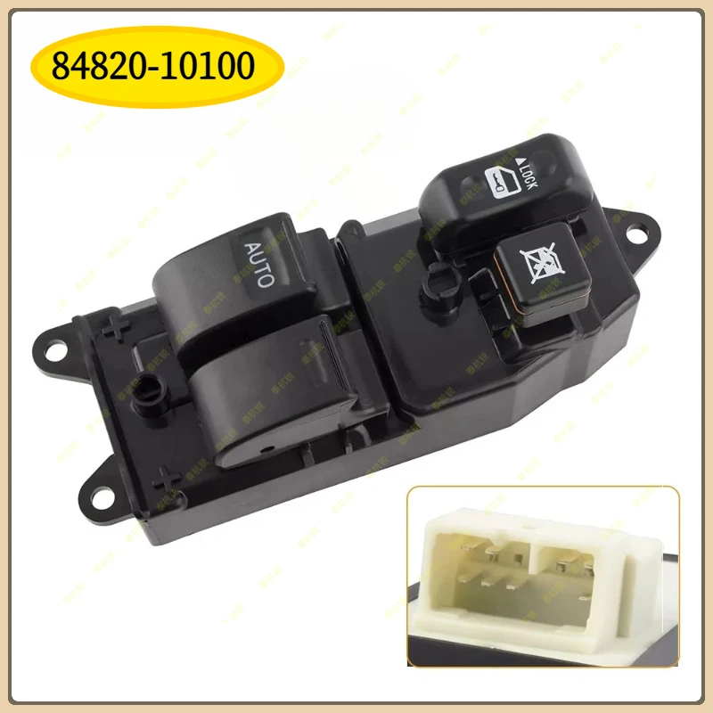 84820-10100 8482010100 Novo Interruptor de Controle de Janela, Interruptor de Vidro Elétrico para Toyota YARIS STARLET PASEO HILUX HIACE LAND CRUISER
