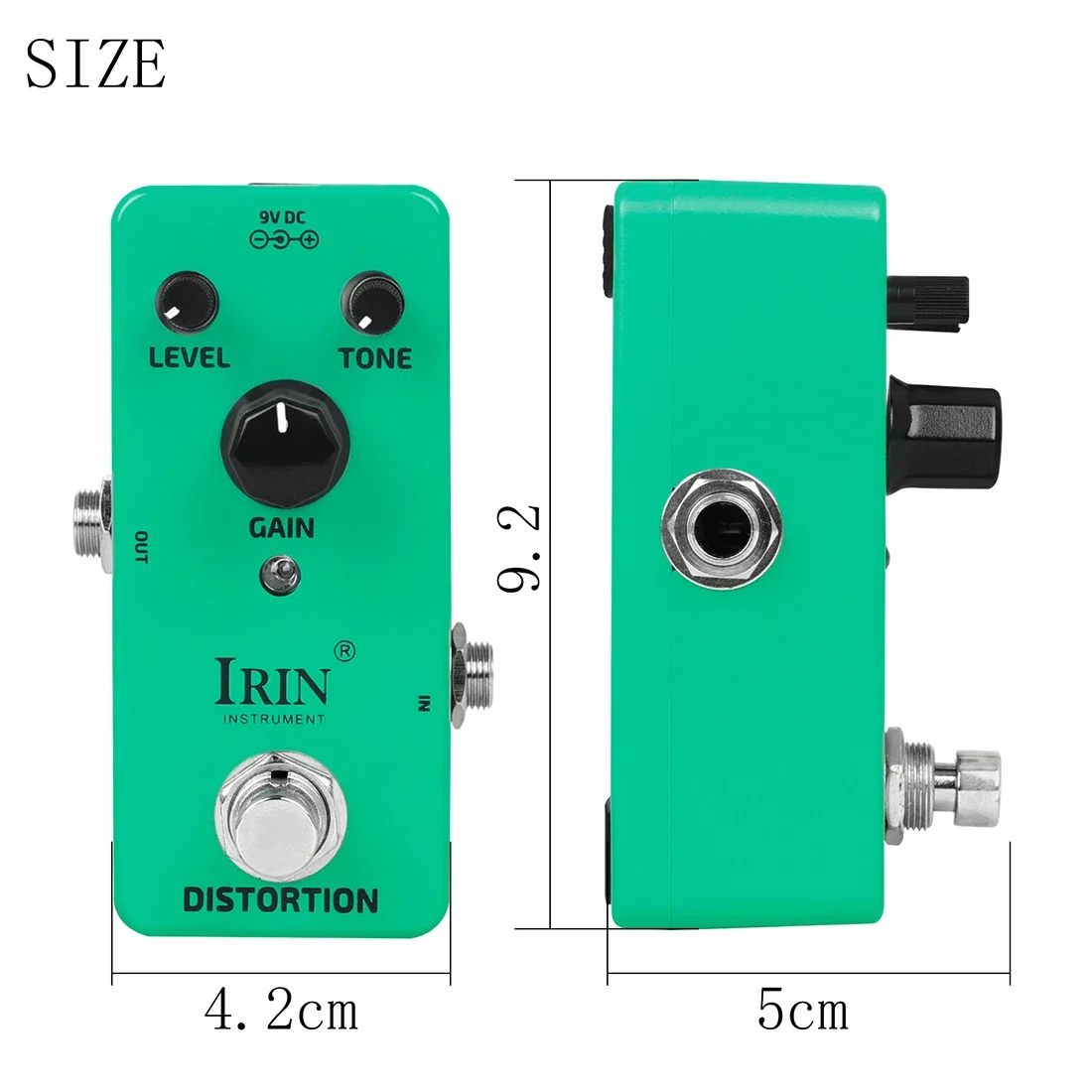 IRIN Unit Digital Analog Guitar Pedal Green Electric Guitar Effect Accessories Electric Guitar Distortion Effect Pedal