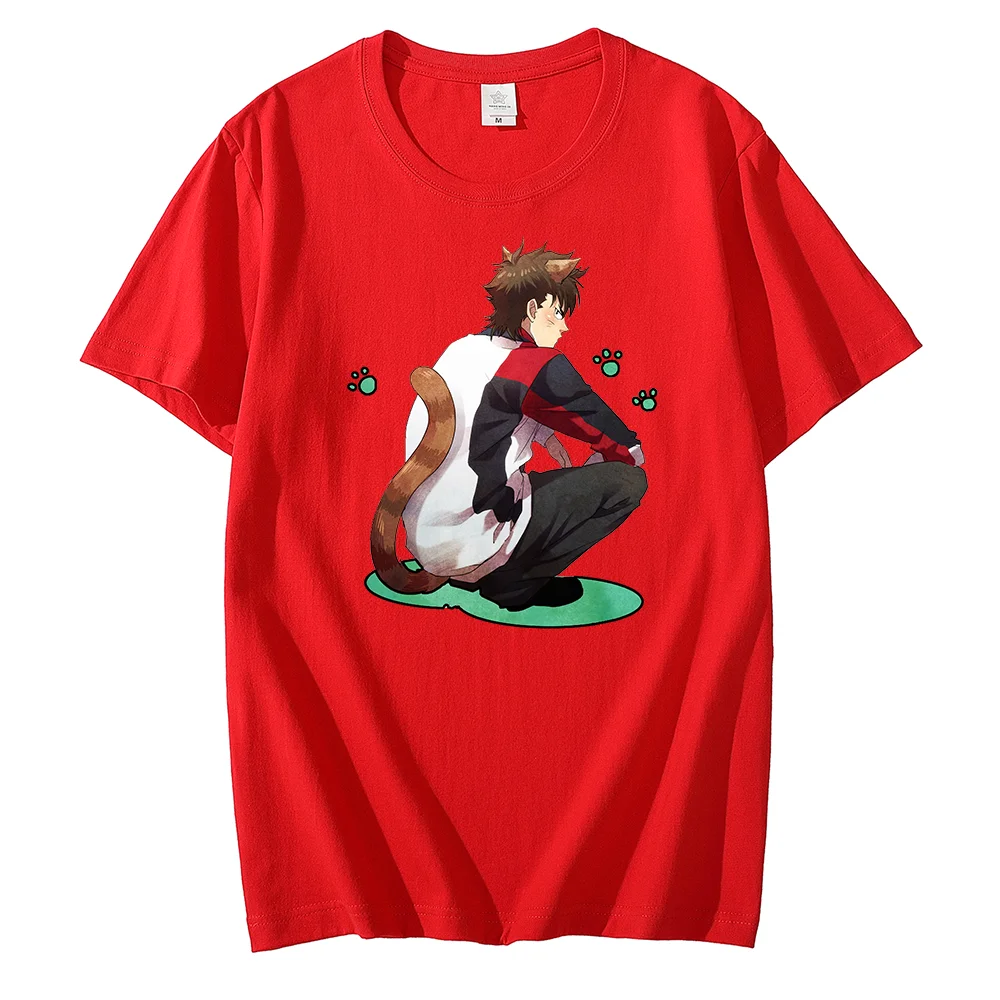 Anime Hajime no Ippo Sendo Takeshi T-shirt Couple student street sports casual T-shirt